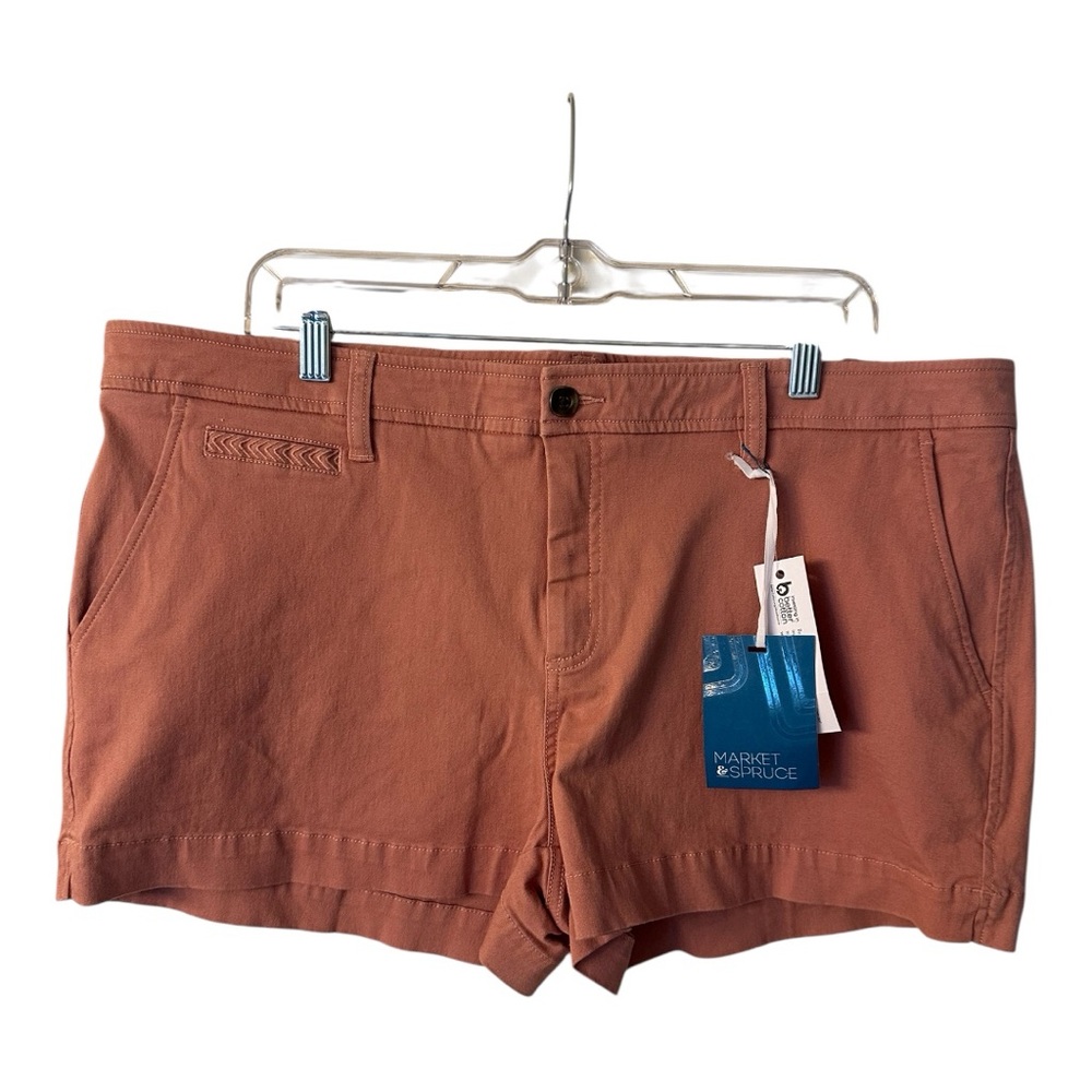 Market & Spruce Women's Size 16 Terracotta Shorts
